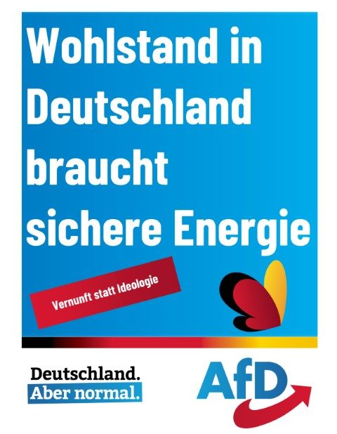 Wohlstand braucht sichere Energie